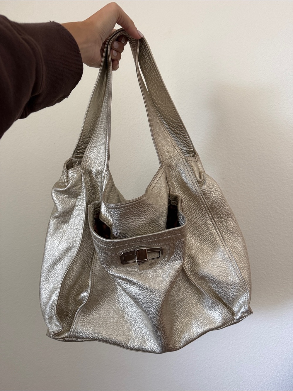 Makowsky slouchy leather purse - Picture 1 of 6